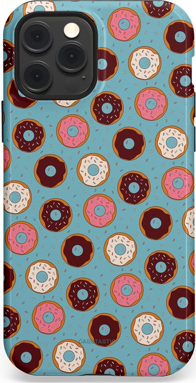 Casetastic Hoesje Geschikt voor Apple iPhone 12/12 Pro Magsafe - Stijlvolle Beschermende Duo-layer Case - Donut Dromen