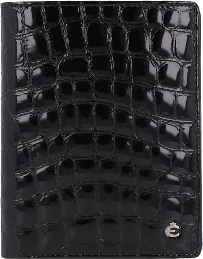 Esquire Portemonnee Nizza Wallet 15CC Black Zwart
