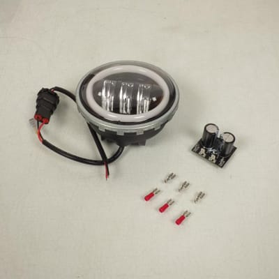 Optique avant EVOK pour scooter Ø112mm / Led 6000K / 12V / 25W Neuf