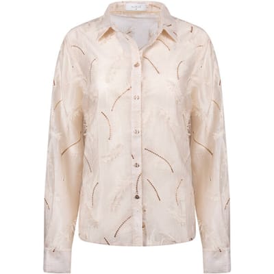 Nukus - NKF02179 - Aysha Blouse Feathers