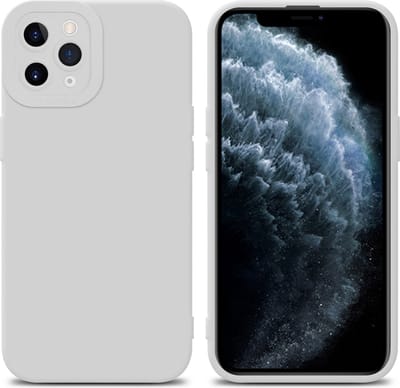 Cadorabo Hoesje geschikt voor Apple iPhone 11 PRO MAX in FLUID WIT - Beschermhoes gemaakt van flexibel TPU silicone Cover Fluid Case