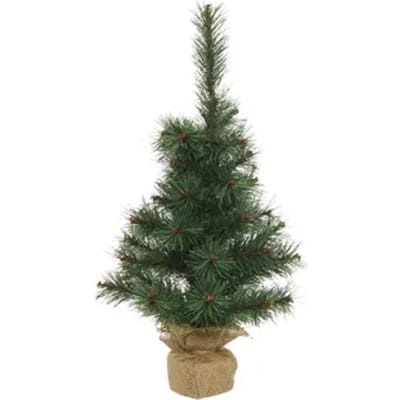 Kaemingk Mini Boom Ontario - 34 Tips - Harde Naalden - Jute Voet