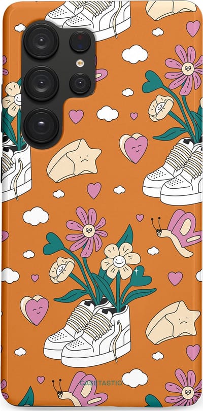 Casetastic Hoesje Geschikt voor Samsung S25 Ultra - Stijlvolle Beschermende Duo-layer Case - Hartentuin