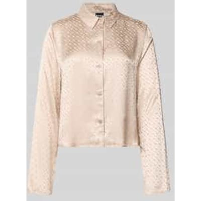 Relaxed fit pyjamatop van pure viscose, model 'B MONOGRAM'