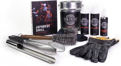 YAKINIKU Starterspakket Kamado - Compleet BBQ Startpakket - Nederlands Kookboek - Kamado Accessoires