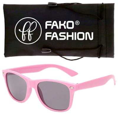 Fako Fashion - Heren Zonnebril - Dames Zonnebril - Classic - Roze