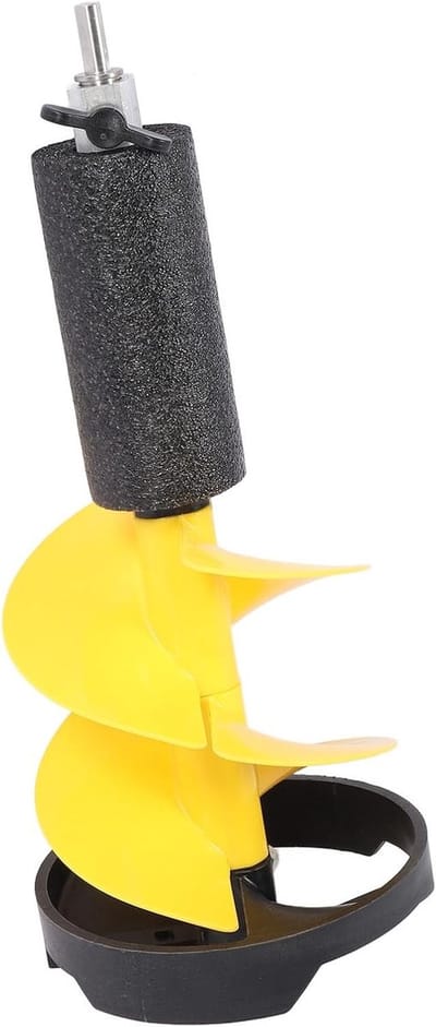 Veelzijdige 8 Inch Ijsboor met Adapter en Vlotter voor Ondiepe Watergebieden en Dunne Lagen