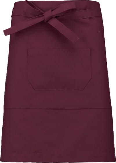 Awesome-Gifts - Professionele Horeca Sloof - K899 Bistro schort - Heupschort - Serveerschort - unisex - halflang - 90 x 50 cm - per 10 stuks - onbedrukt - Bordeaux / Wine