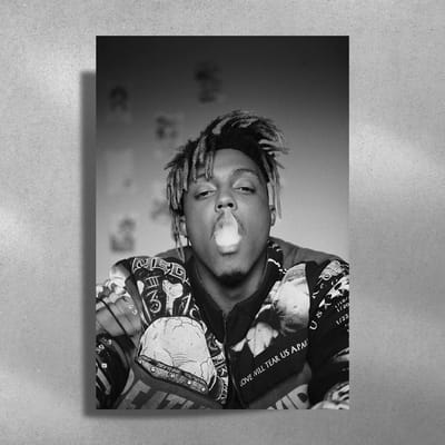 Juice Wrld - Metalen Poster 40x60cm - Smoke