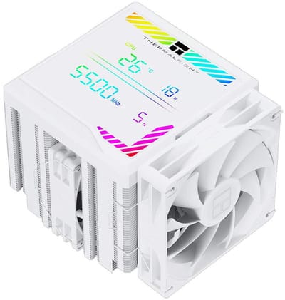 Thermalright Peerless Assassin 140 Digital White TL-D14CW Intel-AMD compatibele luchtkoeler met 6 x 6mm warmtepijpen