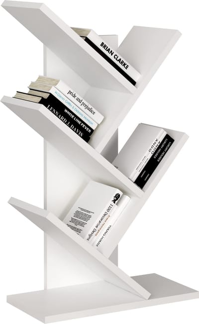 VCM Houten Opbergrek Boekenplank Deco Boekenrek Nulis L