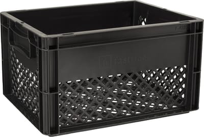 Fastrider Fietskrat Medium - Zwart - 22L