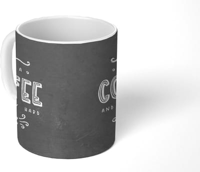 Mok - Koffiemok - Koffie - Study - Studentenleven - Quotes - Mokken - 350 ML - Beker - Koffiemokken - Theemok