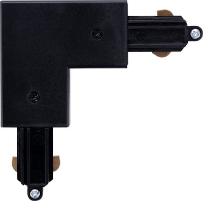 Ledvion - 1-Fase RailL-Vorm Connector (Zwart) - Naadloze Intergratie 1-Fase