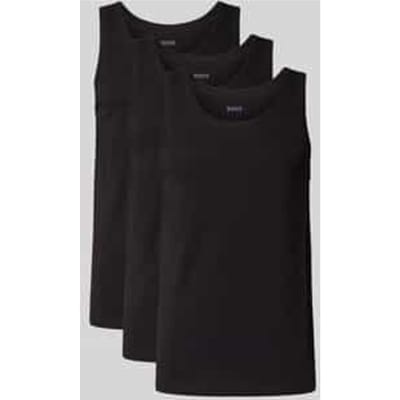 Boss Singlet - Black - maat L (L) - Heren Volwassenen - 100% katoen- 50475278-001-L