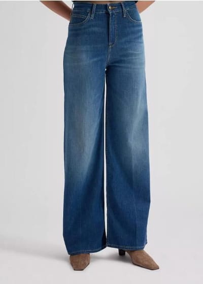 Lee - Stella - Dames Wide Leg Jeans - Blue Arrow
