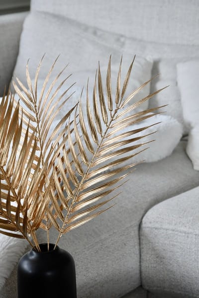 Decoratief palmblad 5 stuks - gouden palmblad - decoratieve accessoires - tafeldecoratie - Woondecoratie