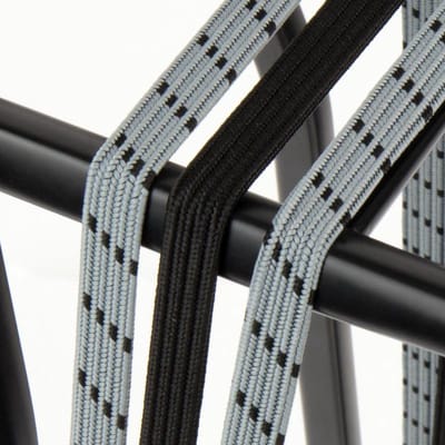 Triobinder Widek Eye 12/12mm met Zwarte stalen platen - steenGrijs/Zwart