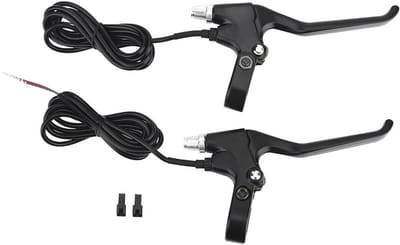Universele Aluminium 2-Draad Fietshandremhendel Set 22.5mm, Vervangingsset voor Mountainbike en Racefiets met Ergonomisch Ontwerp