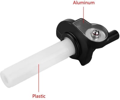 Dailygoods- Gas Handvat Hoogwaardig Aluminium - Motorfiets/ATV - Vervangingsonderdelen - 22mm Stuur - Duurzaam - Corrosiebestendig - Gasgrip