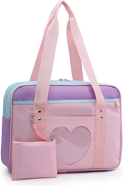 Schoudertas in Hartvorm voor Vrouwen - Kawaii JK Anime Handtas voor Lolita Stijl, Perfect voor Dagelijks Gebruik en Feestjes