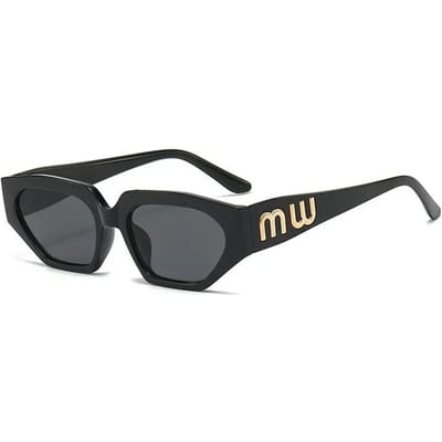 Buiten Compact Frame Kattenoog Zonnebril Dames Heren Mooie Geometrische Zonnebril Spiegel Zwart Kleuren Designer Mode Other gray