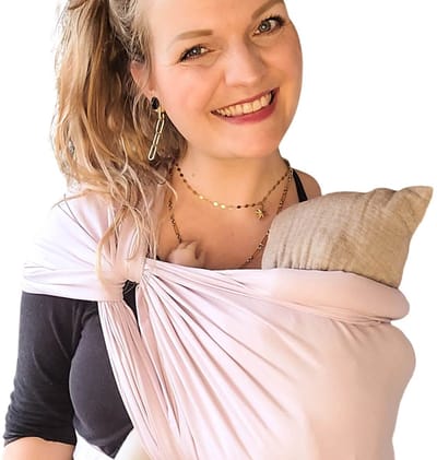 Unyqoos® Ultralichte babydraagdoek van katoen voor pasgeborenen tot peuters