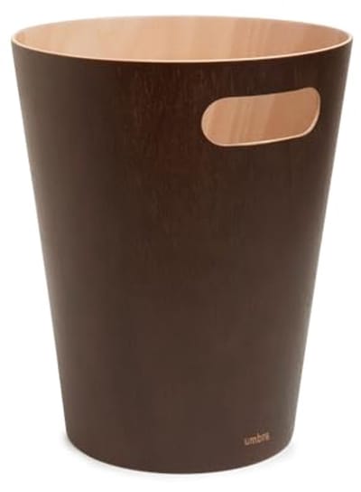 Houten Prullenbak van 7,5 Liter - Espresso Kleur
