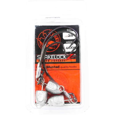 Tackle Tactics TT SnakelockZ jigkop 3/8 oz 4/0 XH 3/pak (6542)