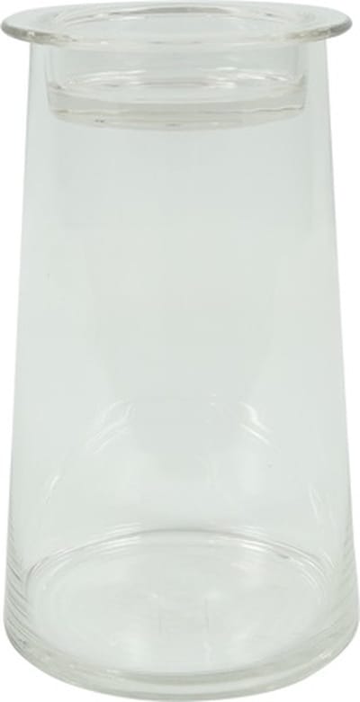 Countryfield Deco Glas Hanny L 23,5 cm – Helder – Met Komdeksel – Decoratief Potje