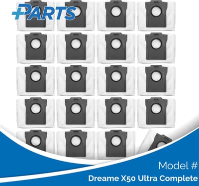 Dreame X50 Ultra Complete Stofzakken (20 Stuks, Plus.Parts® alternatief voor RDB8)