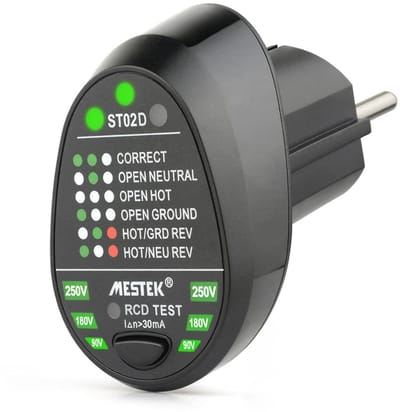 Allecto - Automatische Elektrische Stopcontact Tester - Rcd Plug