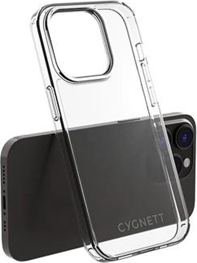 Cygnett, AeroShield-hoesje Geschikt voor Apple iPhone 14 Pro, Transparant