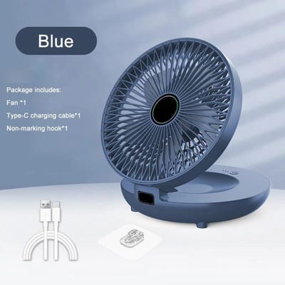 USB elektrische ventilatoren opladen tafelventilator wandgemonteerde draagbare kampeerventilatoren oplaadbaar dubbel gebruik 3 snelheden aangepast huishoudelijk gereedschap