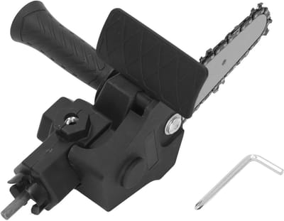 Allecto Plus - Zaagconversiekopadapter voor Elektrische Boor - Roestvrijstalen Adapter - Eenvoudige Montage - Houtbewerking Gereedschap Snijgereedschap - 6 Inch - Krachtig en Duurzaam