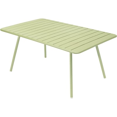 Fermob LUXEMBOURG Comfort 6 tafel - 65 lindegroen mat