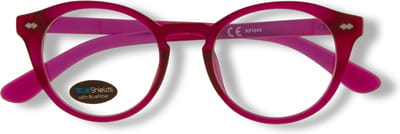 Noci Eyewear KFI340 Jamie BlueShields bril zonder sterkte - blauw licht filter lens - Framboos
