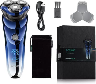 2-in-1 Scheerapparaat Mannen - Scheerapparaat met Trimmer - VGR V-305 Electric Shaver - Draadloos Scheren - Waterproof - Nat & Droog
