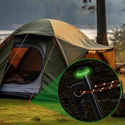 Grondankers 35 cm - 8 Stuks Metalen Haringen voor Camping en Outdoor Activiteiten