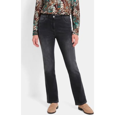 Broek CARLA laat u slanker lijken - grijs - Gr. 19 van Goldner Fashion