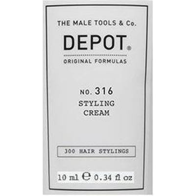 Dépôt, 300 Coiffures Non. 316, Filtre UV, Crème Coiffante, Fixation Moyenne, 10 ml