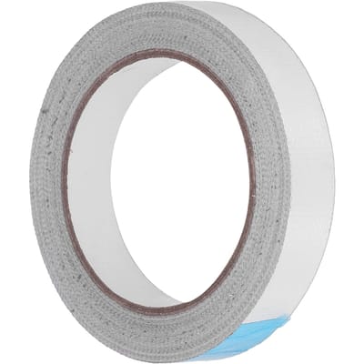 Aluminiumfolie Tape Thermisch Hittebestendig Zilver Zelfklevend voor Kanaalreparatie Isolatie 20 meter L 20 mm white
