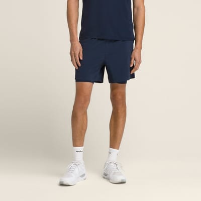 Wilson Doubleday 7inch Lined Shorts Heren-Donkerblauw