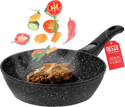 Diepe Wokpan met Afneembare Handgreep - 26 cm - Geschikt voor Alle Warmtebronnen