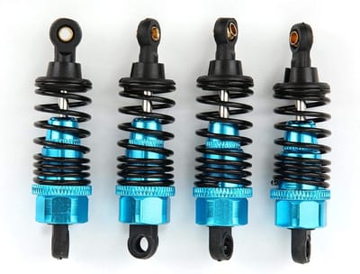 Verstelbare RC Auto Schokdempers - 4 Stuks Hoogwaardige Schokabsorber met Sterke Veer voor 1/10 Drift Auto's en Accessoires