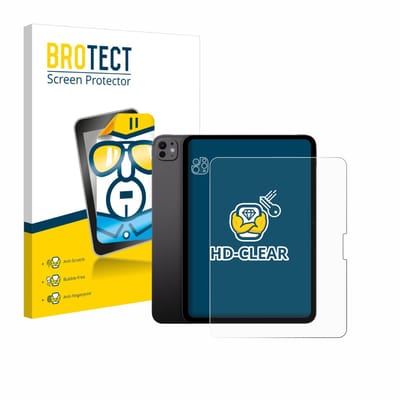 BROTECT - Screenprotector voor Apple iPad Pro 13" 2024 (Voor+Camera) - Folie Beschermfolie transparant