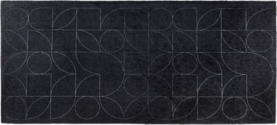 MD Entree - Design mat - Universal - Geometric Lines - Vloerkleed - Antislip - Machine wasbaar - 67 x 150 cm
