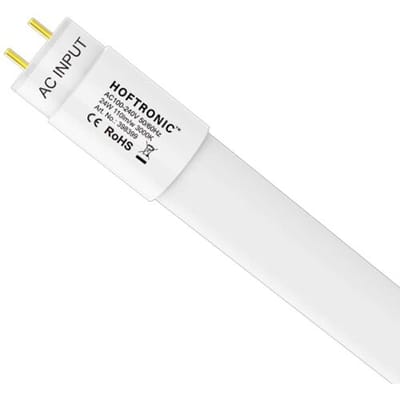 HOFTRONIC LED TL armatuur 150cm dubbel - T8 (G13) - 48 Watt 5280 lumen (110lm/W) - 3000K Warm wit (830) - Flikkervrij - IP20 Stofdicht
