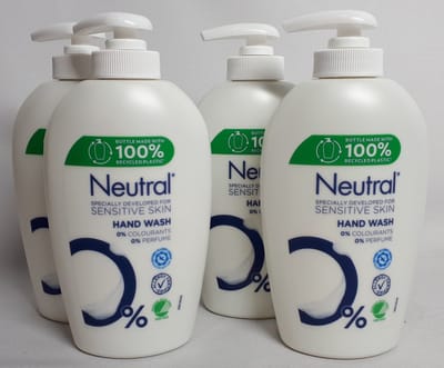 Neutral - Handzeep - Hand Wash - Sensitive Skin - 250ml x 4