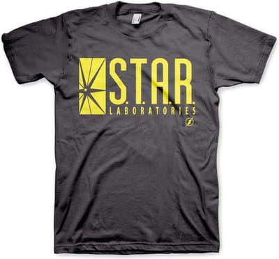 DC Comics The Flash Heren Tshirt -M- Star Laboratories Grijs